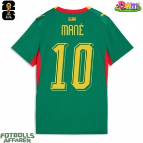 Senegal Sadio Mane #10 Bortatröja Kvinnor VM 2026 Kortärmad